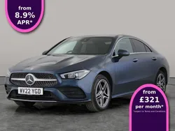 Blue Used 2022 Mercedes CLA250e AMG Line Premium Sedan | £23,929 (Fair price)