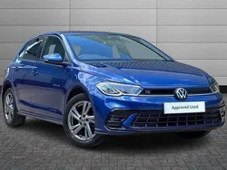 Blue Used 2023 VW Polo R-line Hatchback | £17,795 (Fair price)