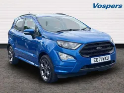 Blue Used 2021 Ford Ecosport ST-Line SUV | £13,800 (Fair price)