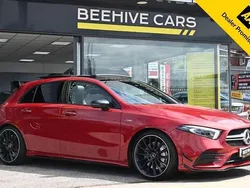 Red Used 2022 Mercedes A35 AMG Premium Plus Hatchback | £31,950 (Fair price)