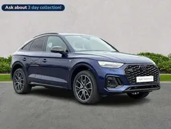 Blue Used 2024 Audi Q5 Sportback Black Edition SUV | £44,643 (Fair price)