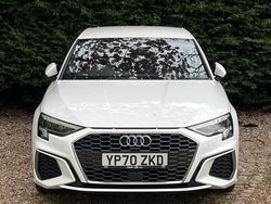 White Used 2021 Audi A3 Sportback S-Line Hatchback | £18,495