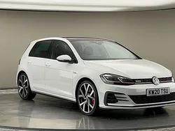 Pure white Used 2020 VW Golf VII GTI Hatchback | £20,200 (Good price)