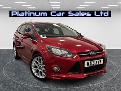 Red Used 2013 Ford Focus Zetec Estate | £4,495 (Expensive)