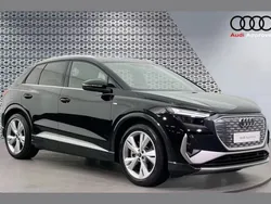 Black Used 2022 Audi Q4 e-tron S-Line SUV | £28,500 (Good price)