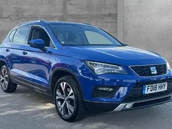 Blue Used 2018 Seat Ateca Ecomotive SUV | £10,390 (Fair price)