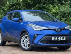 Nebula blue Used 2022 Toyota C-HR SUV | £17,990 (Fair price)