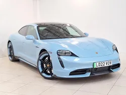 Blue Used 2022 Porsche Taycan Sedan | £61,998 (Fair price)