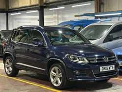 Blue Used 2015 VW Tiguan R-line SUV | £8,995 (Good price)
