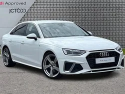 White Used 2022 Audi A4 S-Line Sedan | £23,401 (Expensive)