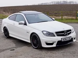 White Used 2012 Mercedes C63 AMG Coupe | £23,495 (A bit pricey)