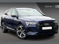 Blue Used 2021 Audi e-tron Black Edition SUV | £27,250 (Fair price)