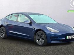 Blue Used 2021 Tesla Model 3 Standard Range Sedan | £19,699 (Fair price)
