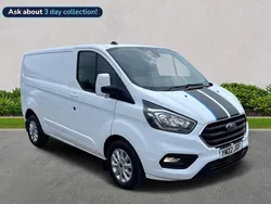 White Used 2022 Ford Transit Custom Limited Van | £15,050 (Good price)