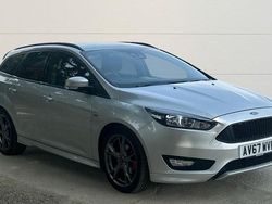 Silver Used 2017 Ford Focus ST-Line X Estate | £7,510 (Fair price)