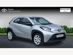Silver Used 2023 Toyota Aygo PURE Hatchback | £12,864 (Fair price)