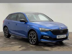Race blue metallic Used 2022 Skoda Scala Monte Carlo Hatchback | £17,590 (Fair price)