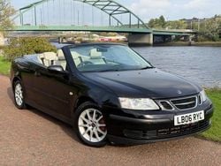 Black Used 2006 Saab 9-3 Cabriolet Linear Cabriolet | £2,000