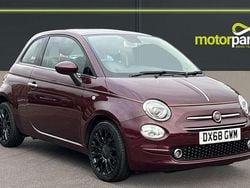 Avantgarde bordeaux metallic Used 2018 Fiat 500 Collezione Hatchback | £7,650 (Fair price)