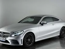 Silver Used 2019 Mercedes C200 AMG line Coupe | £18,200 (Fair price)