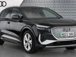Black Used 2022 Audi Q4 e-tron S-Line SUV | £23,157 (Fair price)