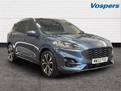 Blue Used 2022 Ford Kuga ST-Line X SUV | £22,400 (A bit pricey)