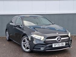 Black Used 2021 Mercedes A200 AMG line Sedan | £20,998 (Fair price)