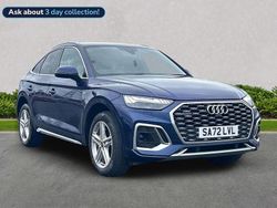 Blue Used 2022 Audi Q5 S-Line SUV | £28,099 (Fair price)