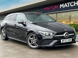 Black Used 2022 Mercedes CLA200 Shooting Brake AMG line Estate | £18,590 (Fair price)