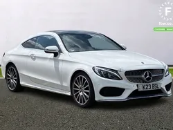 White Used 2018 Mercedes C220 Active Coupe | £19,599 (A bit pricey)
