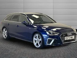 Mythos black Used 2023 Audi A4 S-Line Estate | £31,950 (Expensive)