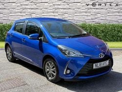 Blue Used 2018 Toyota Yaris Hatchback | £5,550 (Good price)