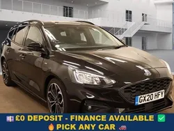 Black Used 2020 Ford Focus ST-Line X Estate | £13,399 (Good price)