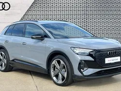 Grey Used 2024 Audi Q4 e-tron Black Edition SUV | £33,430 (Good price)