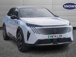 White New 2024 Peugeot e-3008 GT SUV | £29,708