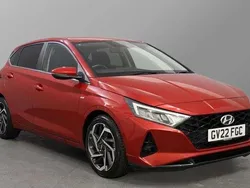 Red Used 2022 Hyundai i20 Premium Hatchback | £13,610 (Fair price)