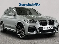 Silver Used 2019 BMW X3 M Sport SUV | £24,059 (Fair price)