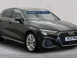 Black Used 2021 Audi A3 e-tron S-Line Hatchback | £21,860 (Fair price)