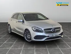 Silver Used 2017 Mercedes A200 AMG Line Premium Hatchback | £12,795 (Fair price)