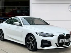 White Used 2021 BMW 420 M Sport Coupe | £27,980 (A bit pricey)