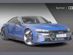 Blue Used 2022 Audi RS e-tron GT Comfort Sedan | £56,000 (Fair price)