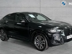 Black sapphire Used 2024 BMW X4 M Sport SUV | £47,116 (Fair price)