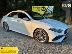 White Used 2024 Mercedes A200 AMG line Sedan | £25,450 (Fair price)