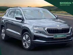 Graphite grey metallic Used 2023 Skoda Karoq SE Drive SUV | £21,022 (Fair price)