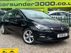 Black Used 2018 Vauxhall Astra SRi Hatchback | £7,100 (Fair price)