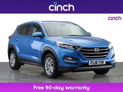 Blue Used 2018 Hyundai Tucson SE SUV | £9,599 (Fair price)