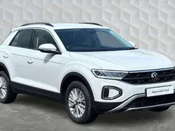 White Used 2023 VW T-Roc Life SUV | £19,800 (Fair price)