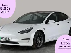 White Used 2022 Tesla Model 3 Long Range AWD Sedan | £16,433 (Fair price)