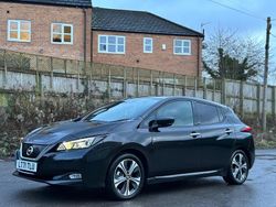 Black Used 2021 Nissan Leaf Tekna Hatchback | £8,500 (Fair price)