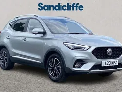 Metallic monument silver Used 2022 MG ZS Exclusive Sedan | £13,801 (Fair price)